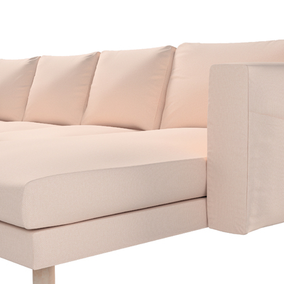 Norsborg 4 személyes sezlong kanapéhoz passzoló kanapéhuzat 291 x 88/157 x 85 cm a kollekcióból Living Bútorszövet, Dekoranyag: 162-40