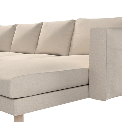 Norsborg 4 személyes sezlong kanapéhoz passzoló kanapéhuzat 291 x 88/157 x 85 cm a kollekcióból Living Bútorszövet, Dekoranyag: 162-42