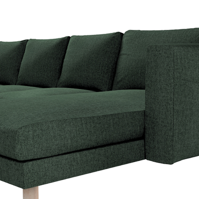 Pokrowiec na sofę Norsborg 4-osobową z szezlongiem 291 x 88/157 x 85 cm w kolekcji City, tkanina: 704-81