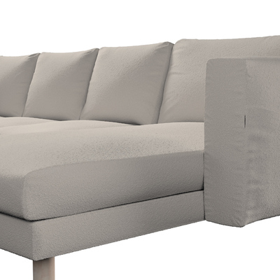 Norsborg 4 személyes sezlong kanapéhoz passzoló kanapéhuzat 291 x 88/157 x 85 cm a kollekcióból Teddy, Dekoranyag: 702-81