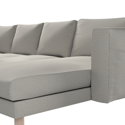 Norsborg 4-seat sofa with chaise longue cover Norsborg 4-seat sofa with chaise longue cover in collection Madrid, fabric: 161-57