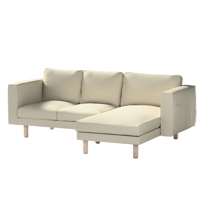 Norsborg 3 seat sofa with chaise longue cover beige 161 59 231 x 88 157 x 85 cm Dekoria