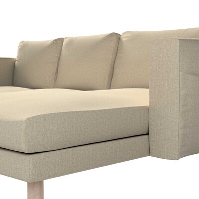 Pokrowiec na sofę Norsborg 3-osobową z szezlongiem 231 x 88/157 x 85 cm w kolekcji City, tkanina: 704-80