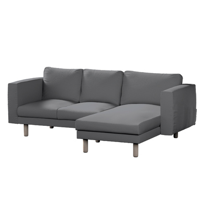 Norsborg 3-seat sofa with chaise longue cover 231 x 88/157 x 85 cm in collection Boucle Teddy, fabric: 702-83