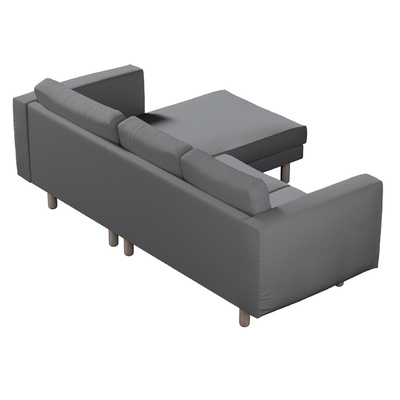 Norsborg 3-seat sofa with chaise longue cover 231 x 88/157 x 85 cm in collection Boucle Teddy, fabric: 702-83