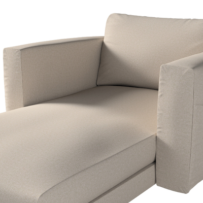 Pokrowiec na szezlong Norsborg z podłokietnikami 110 x 157 x 85 cm w kolekcji Living Basic, tkanina: 162-42