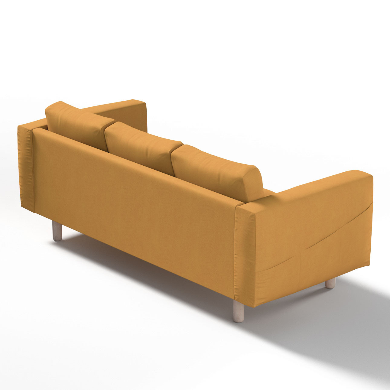 Bezug für Norsborg 3-Sitzer Sofa, senffarbe, Norsborg 3-Sitzer Sofabezug, E günstig online kaufen