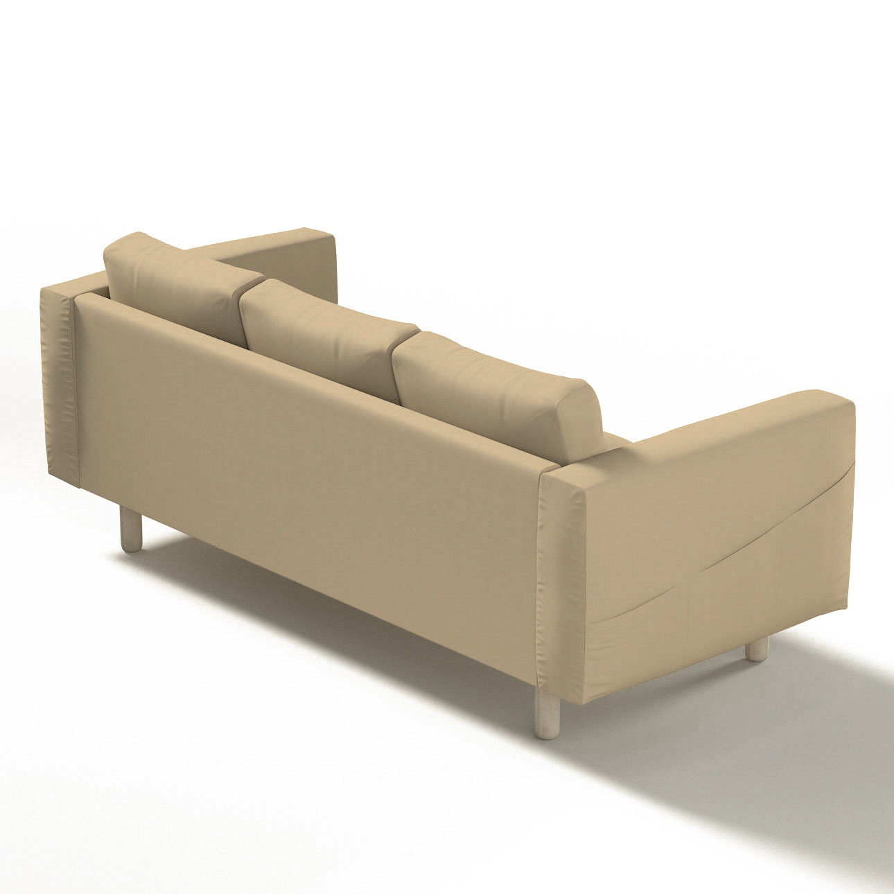 Bezug für Norsborg 3-Sitzer Sofa, caffe latte, Norsborg 3-Sitzer Sofabezug, günstig online kaufen