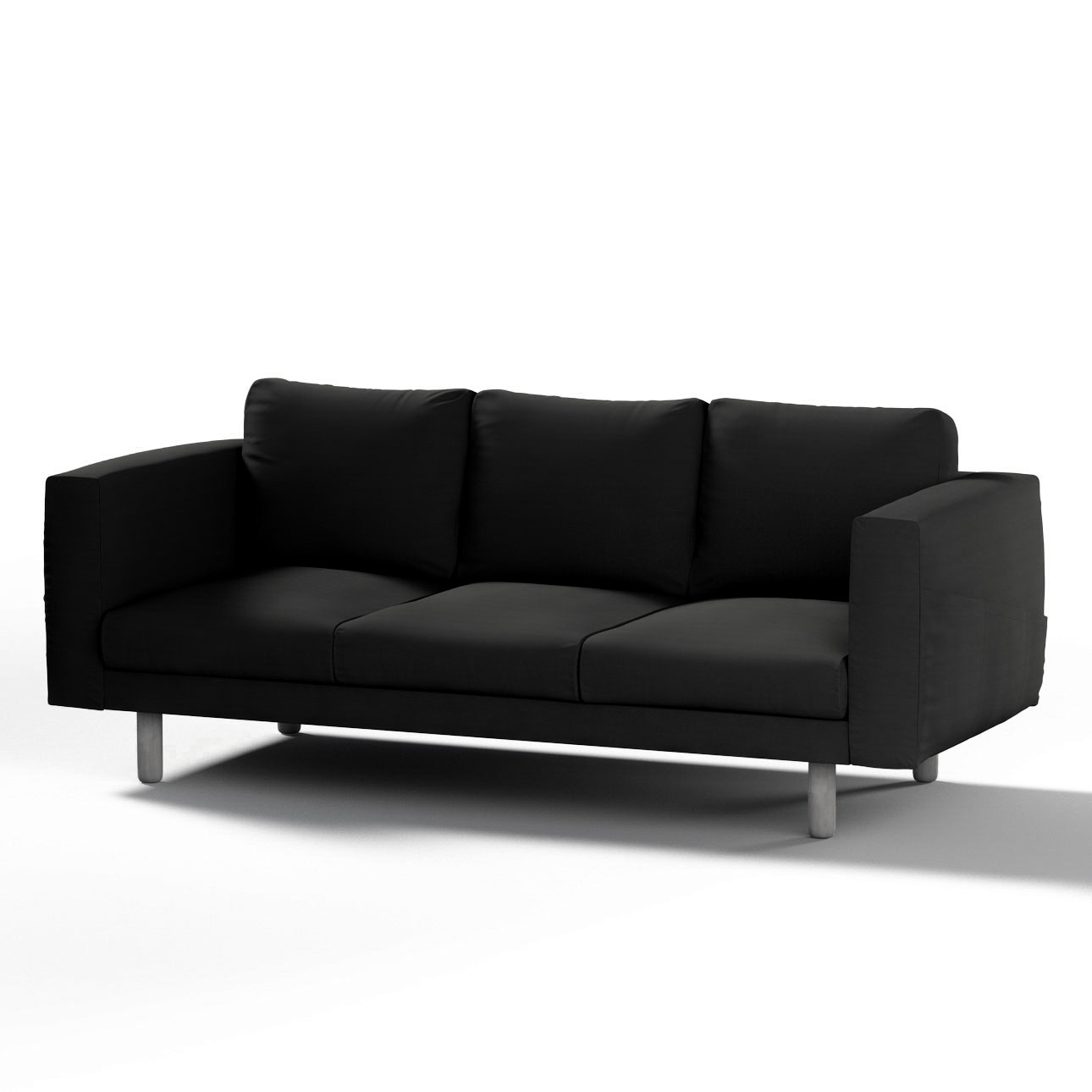 Bezug für Norsborg 3-Sitzer Sofa, anthrazit, Norsborg 3-Sitzer Sofabezug, C günstig online kaufen