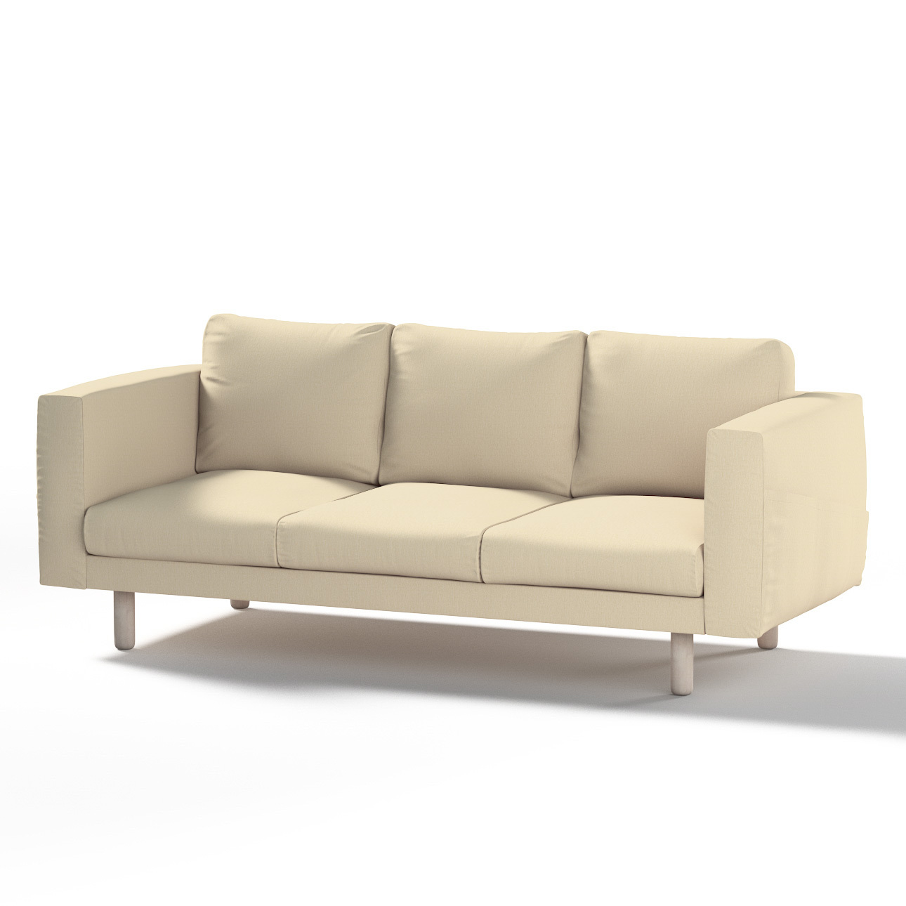 Norsborg 3-seat sofa cover, cream, 161-39, Norsborg 3-seat sofa