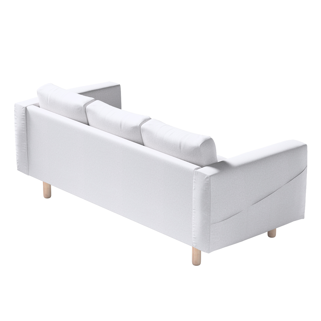 Bezug für Norsborg 3-Sitzer Sofa, hellgrau, Norsborg 3-Sitzer Sofabezug, Am günstig online kaufen