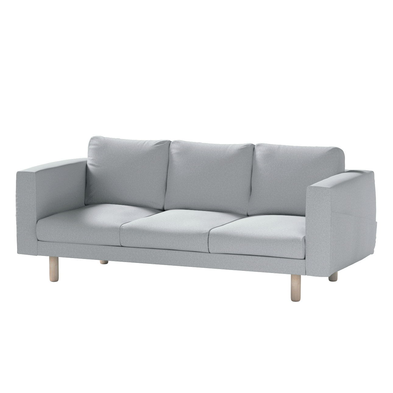 Bezug für Norsborg 3-Sitzer Sofa, grau, Norsborg 3-Sitzer Sofabezug, Amster günstig online kaufen