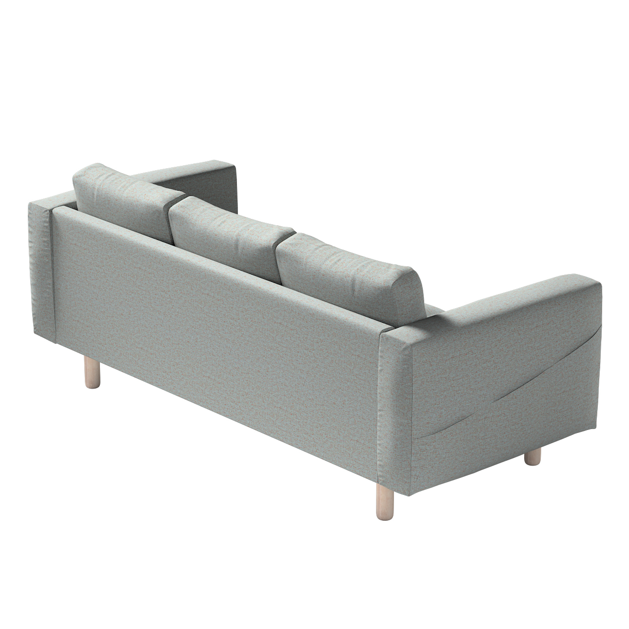 Bezug für Norsborg 3-Sitzer Sofa, blau, Norsborg 3-Sitzer Sofabezug, Madrid günstig online kaufen