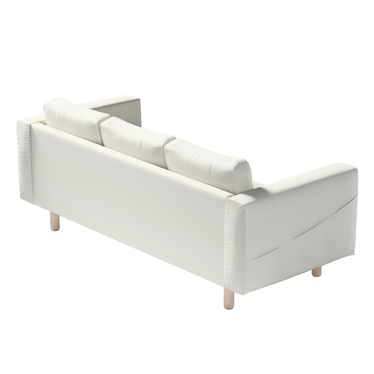 Bezug für Norsborg 3-Sitzer Sofa, mittelgrau, Norsborg 3-Sitzer Sofabezug, günstig online kaufen