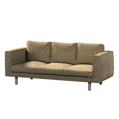 Norsborg 3-seat sofa cover, mocca, 144-80, Norsborg 3-seat sofa