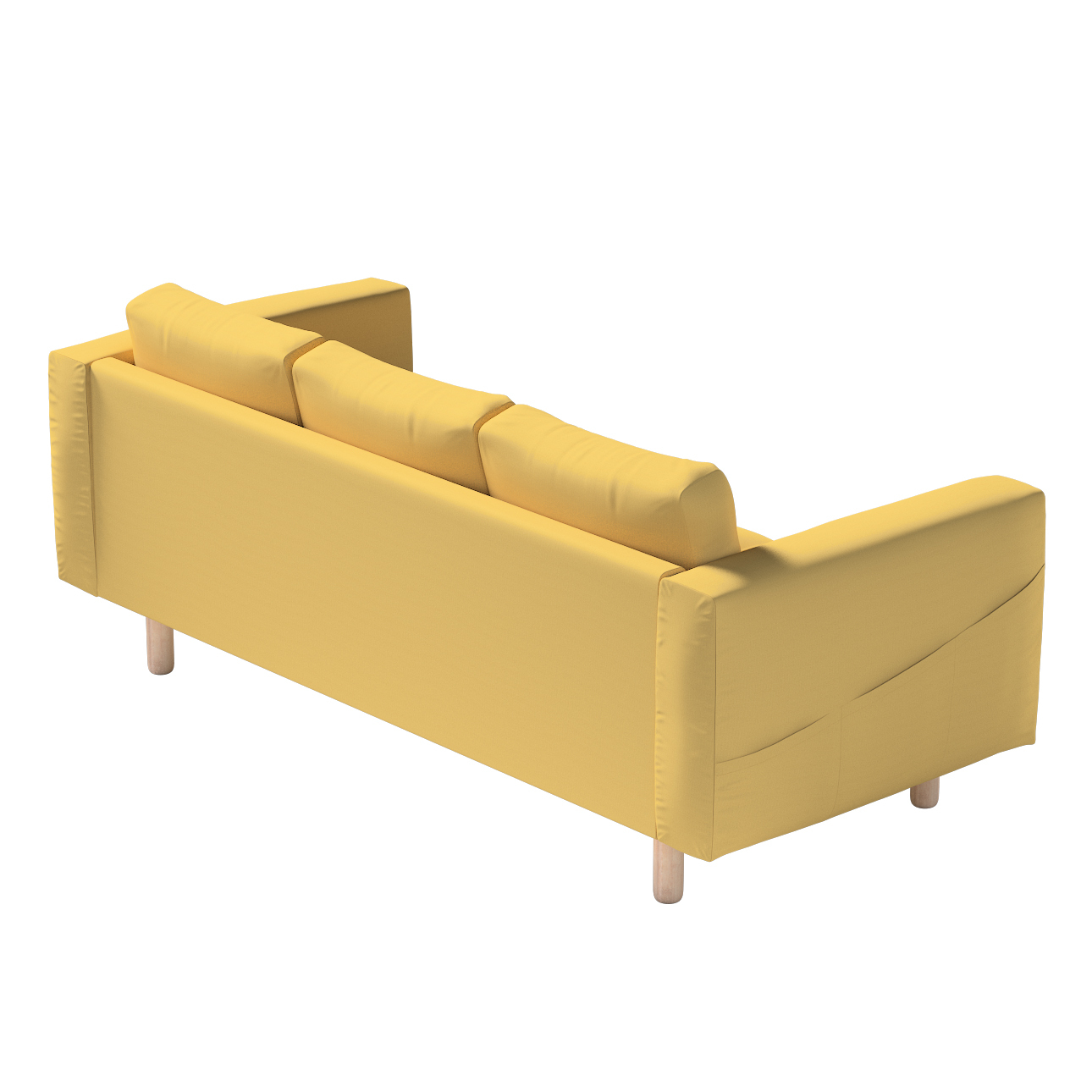 Bezug für Norsborg 3-Sitzer Sofa, chiffongelb, Norsborg 3-Sitzer Sofabezug, günstig online kaufen