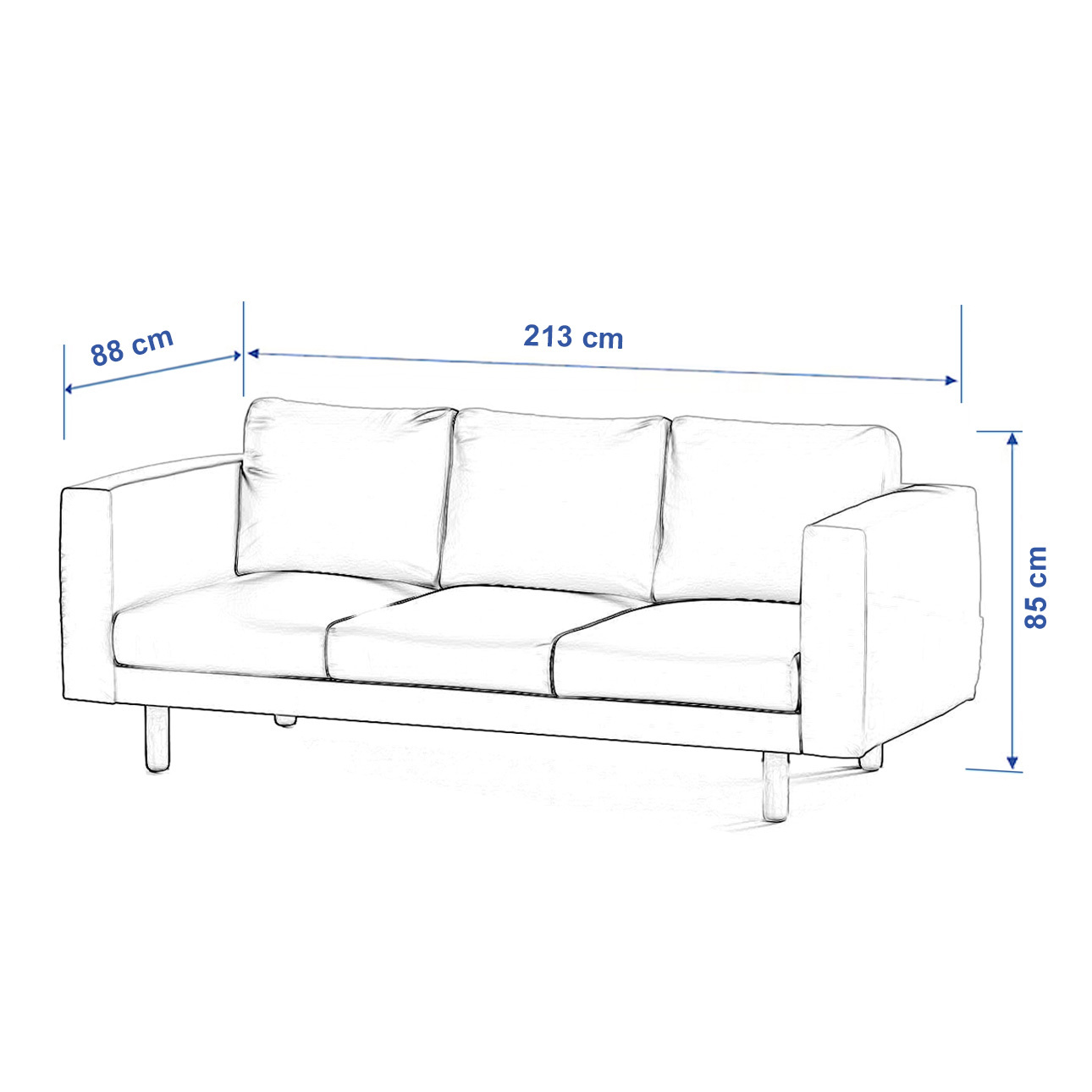 Potah na pohovku IKEA Norsborg 3-místná