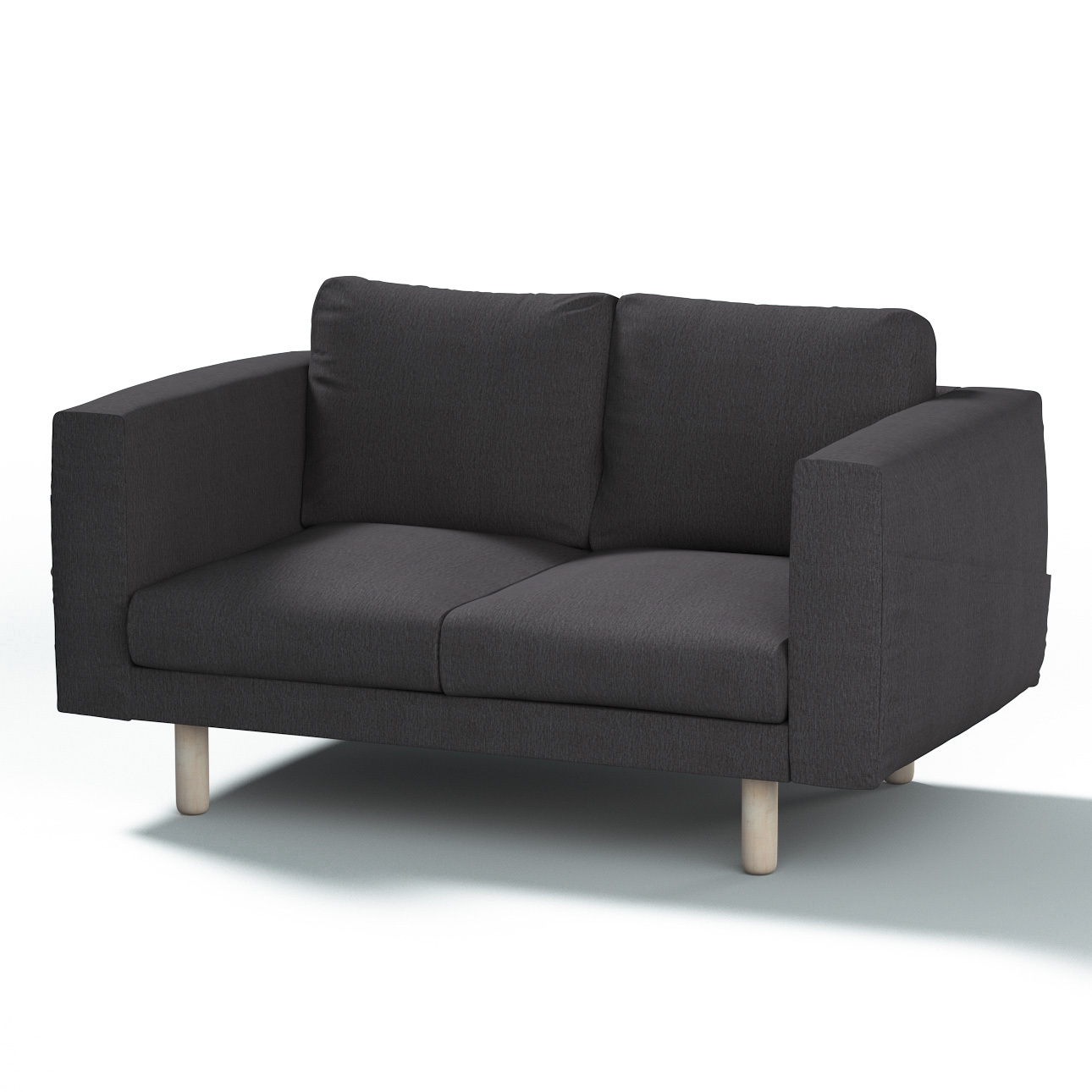 Bezug für Norsborg 2-Sitzer Sofa, stahlgrau, Norsborg 2-Sitzer Sofabezug, C günstig online kaufen