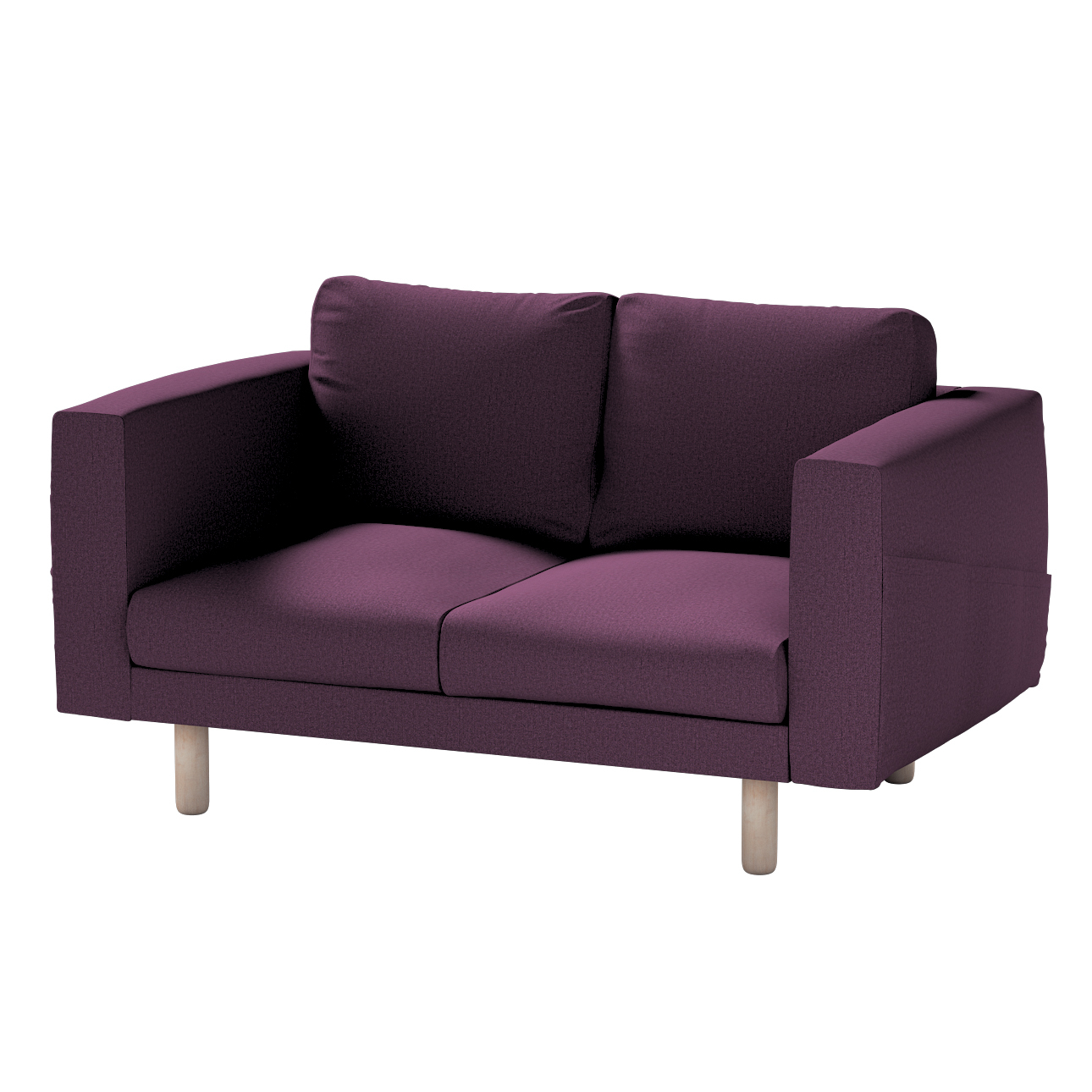 Bezug für Norsborg 2-Sitzer Sofa, pflaume, Norsborg 2-Sitzer Sofabezug, Liv günstig online kaufen