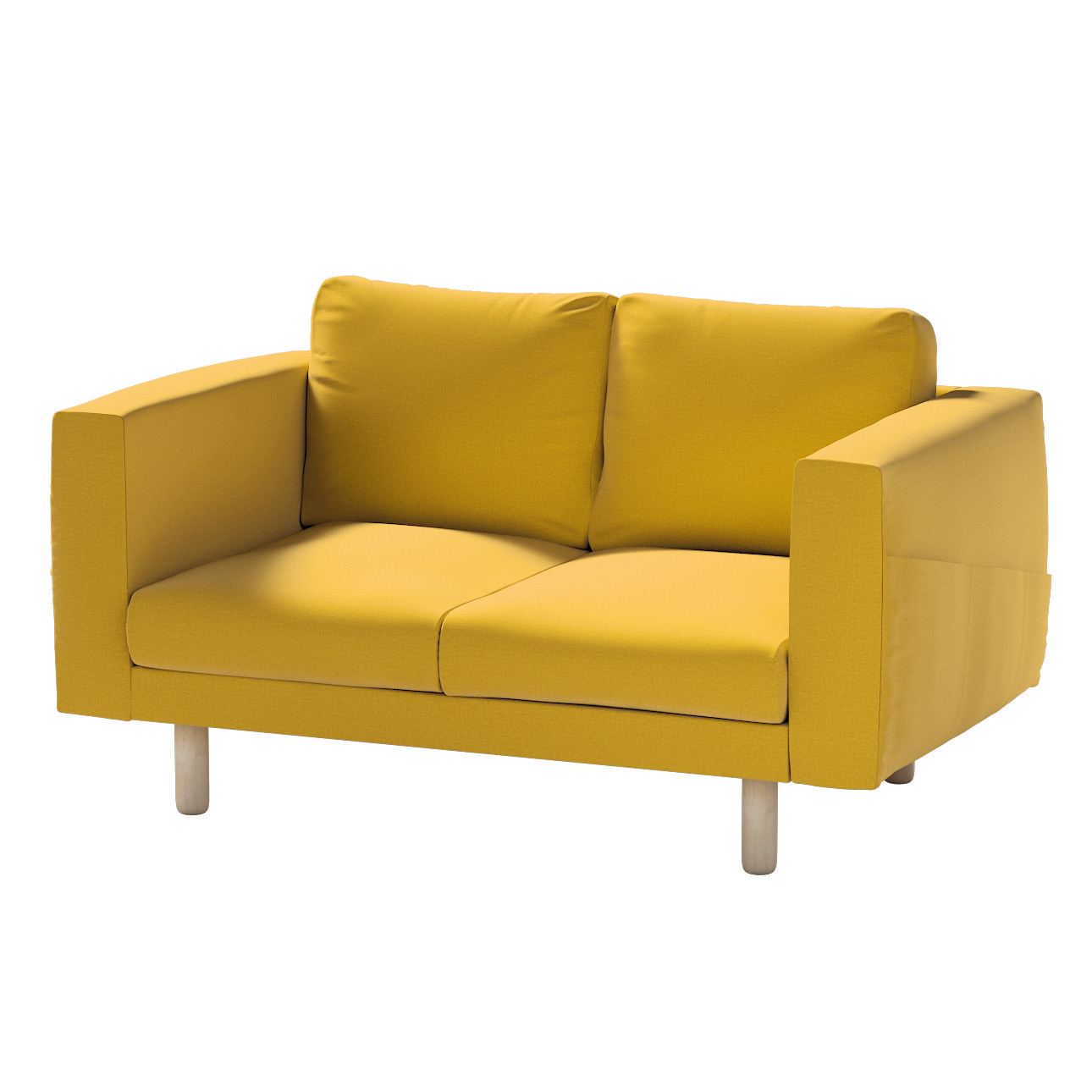Bezug für Norsborg 2-Sitzer Sofa, honiggelb, Norsborg 2-Sitzer Sofabezug, I günstig online kaufen