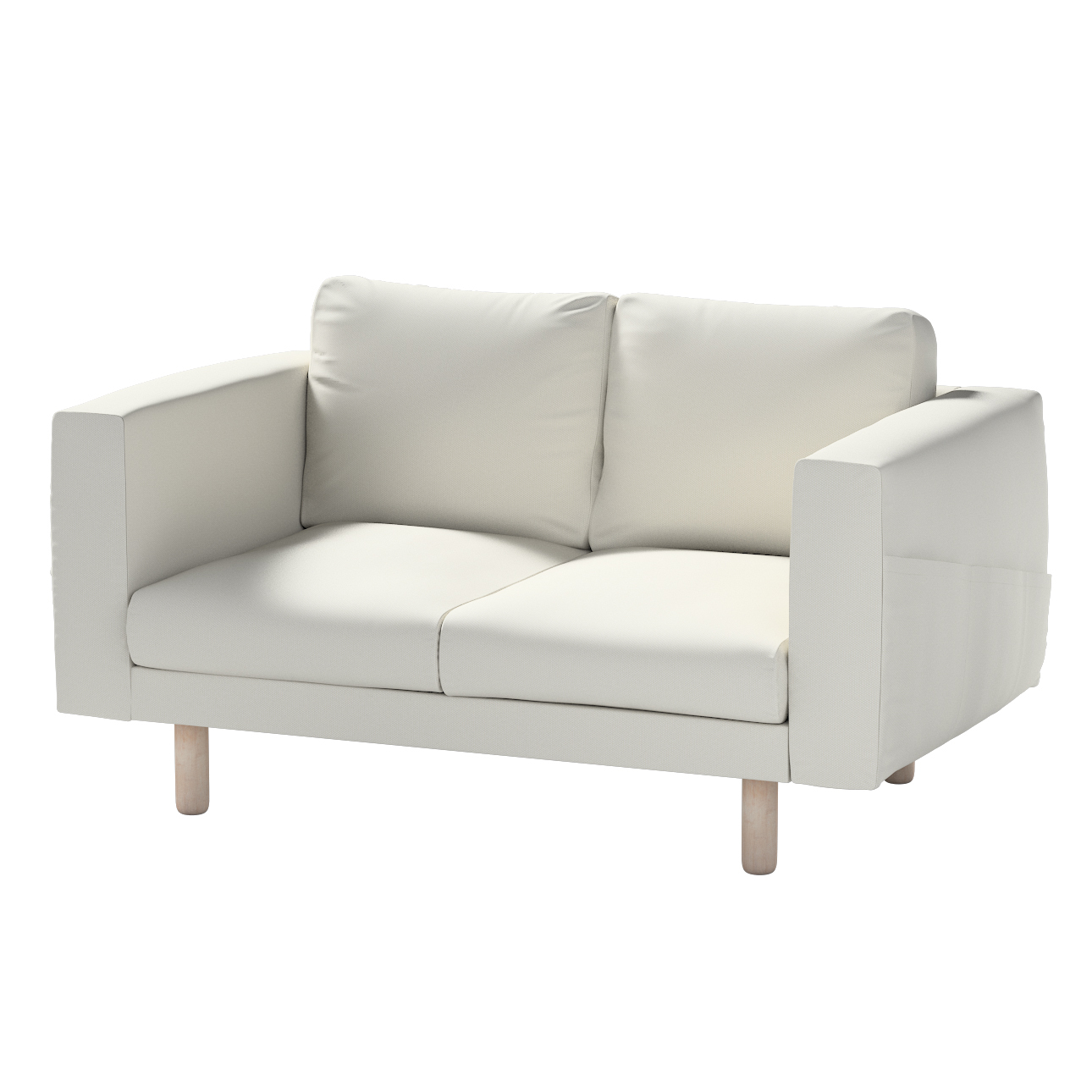 Bezug für Norsborg 2-Sitzer Sofa, hellgrau, Norsborg 2-Sitzer Sofabezug, Li günstig online kaufen