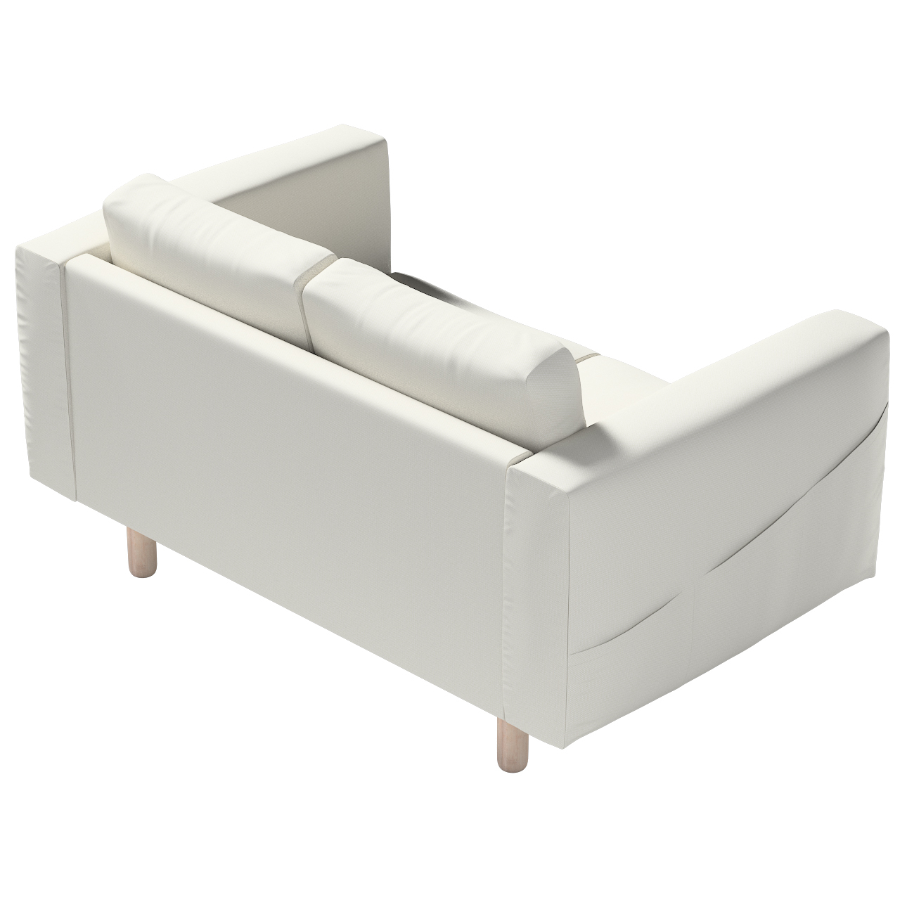 Bezug für Norsborg 2-Sitzer Sofa, hellgrau, Norsborg 2-Sitzer Sofabezug, Li günstig online kaufen