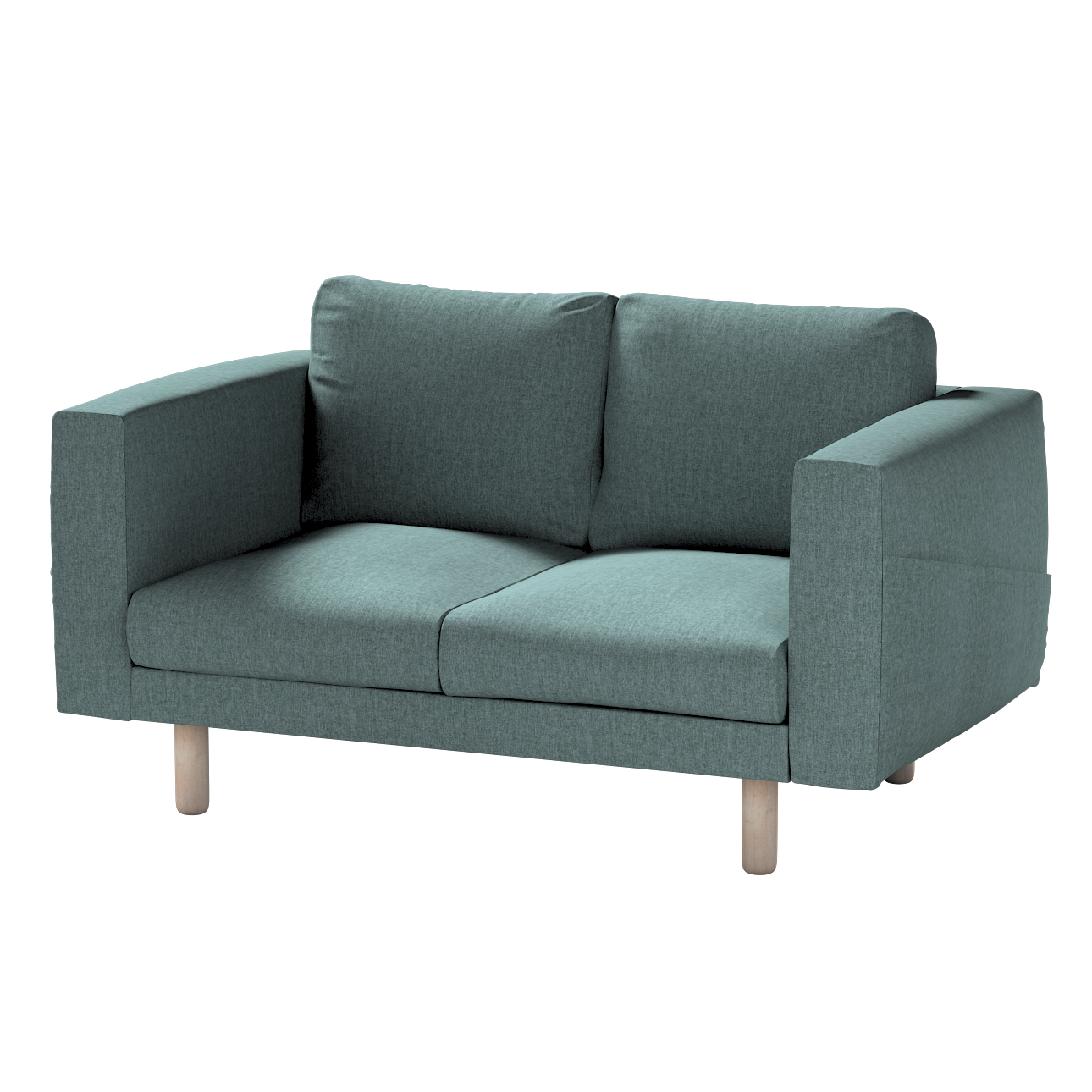 Bezug für Norsborg 2-Sitzer Sofa, grau- blau, Norsborg 2-Sitzer Sofabezug, günstig online kaufen