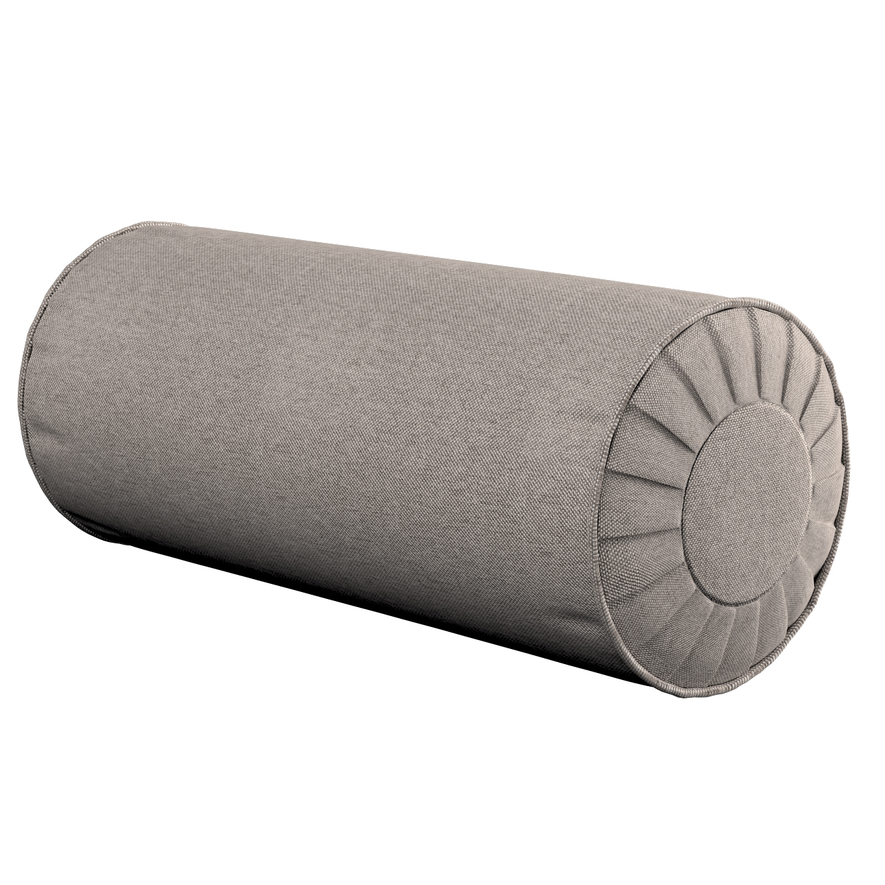 Nackenrolle mit Falten, beige-grau, Ø 20 x 50 cm, Etna (705-09) günstig online kaufen