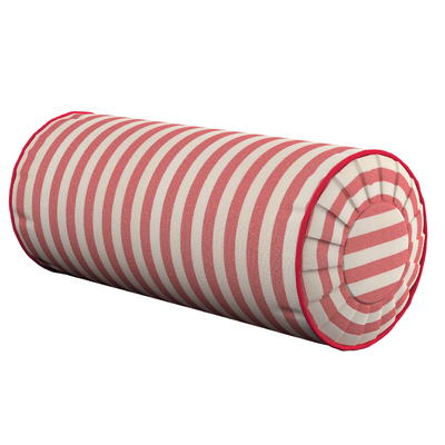 Bolster cushion with pleats