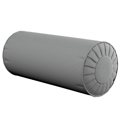 Bolster cushion with pleats