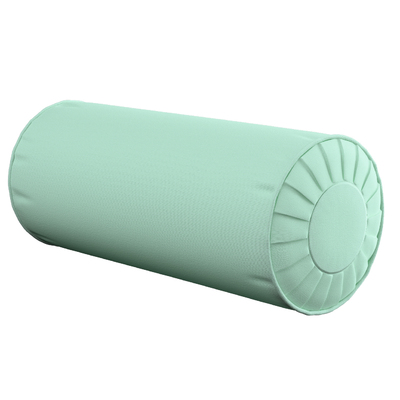 Bolster cushion with pleats