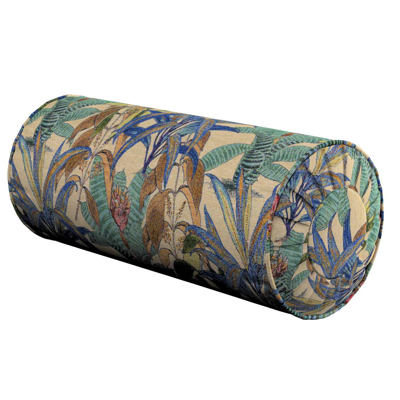 Nackenrolle mit Falten, grün- blau, Ø 20 x 50 cm, Intenso Premium (144-29) günstig online kaufen