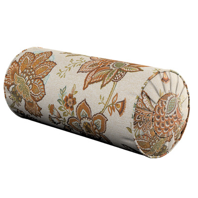 Bolster cushion with pleats