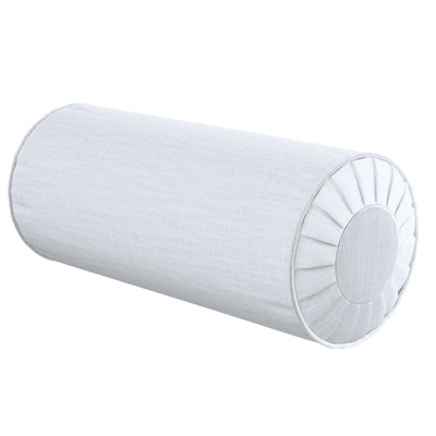 Bolster cushion with pleats