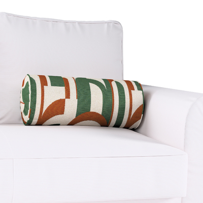 Hengerpárna hajtás díszítéssel Ø 20 x 50 cm a kollekcióból Cosy Home, Dekoranyag: 145-11