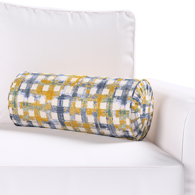 Cylinderpude med folder Ø 20 x 50 cm fra kollektionen Cosy Home, Stof: 145-16