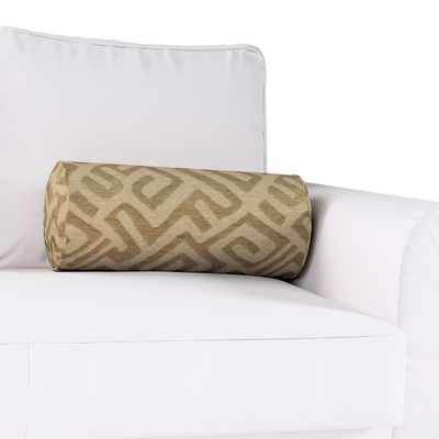 Hengerpárna hajtás díszítéssel Ø 20 x 50 cm a kollekcióból Cosy Home, Dekoranyag: 144-80