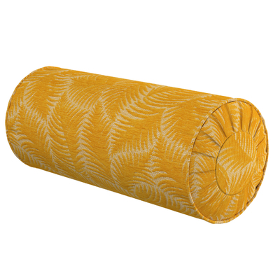Cylinderpude med folder Ø 20 x 50 cm fra kollektionen Cosy Home, Stof: 144-88