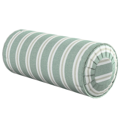 Bolster cushion with pleats