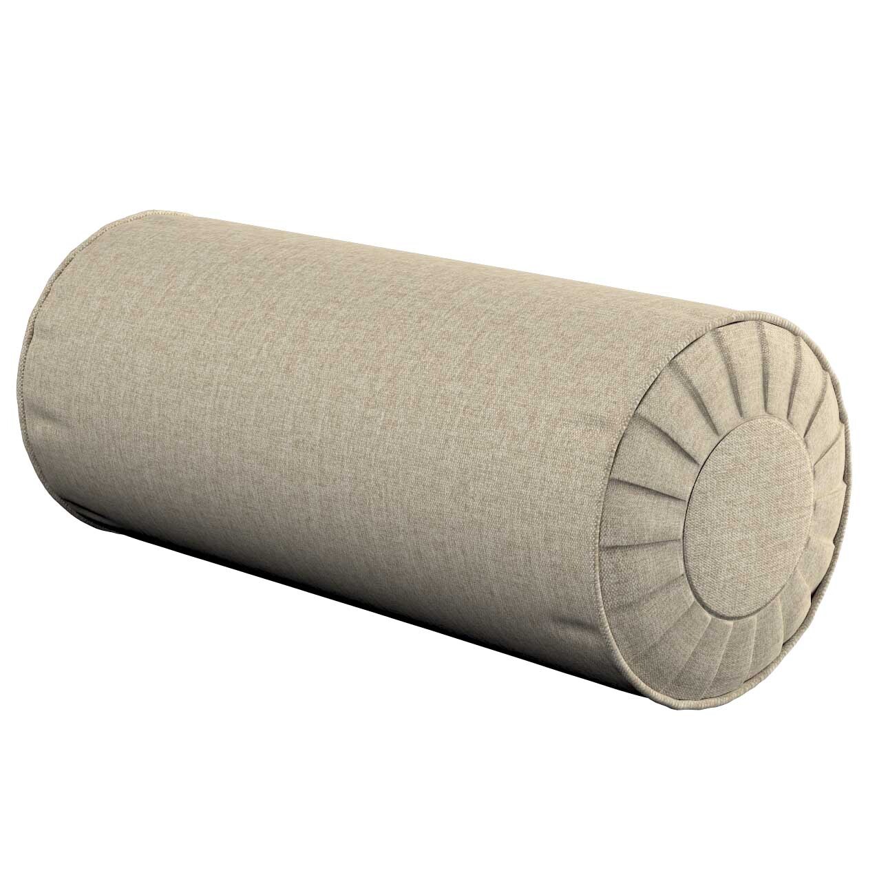 Nackenrolle mit Falten, beige- grau, Ø 20 x 50 cm, City (704-80) günstig online kaufen