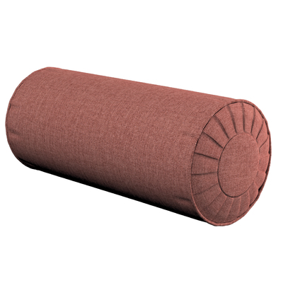 Bolster cushion with pleats