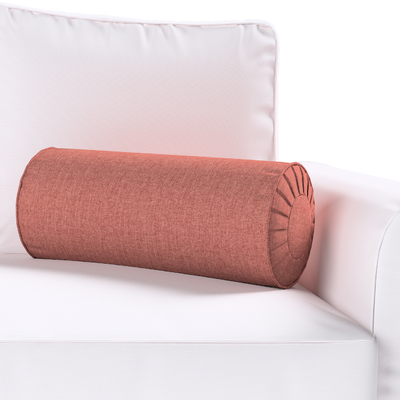 Bolster cushion with pleats