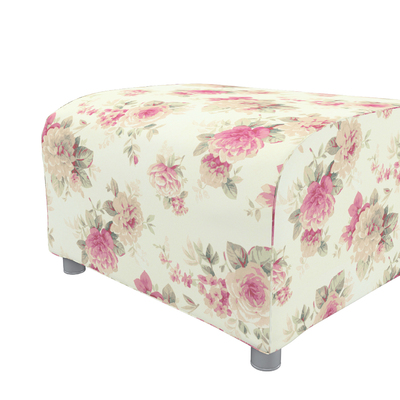 Klippan trekk fotskammel 53 X 53 X 32 CM fra kolleksjonen Londres, Stoffets bredde: 141-07
