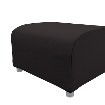 Klippan betræk fodskammel 53 X 53 X 32 CM fra kollektionen Cotton Panama, Stof: 702-50