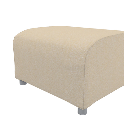 Klippan betræk fodskammel 53 X 53 X 32 CM fra kollektionen Edinburgh, Stof: 115-78