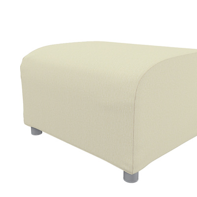 Pokrowiec na podnóżek Klippan 53 x 53 x 32 cm w kolekcji Living Plus, tkanina: 161-39