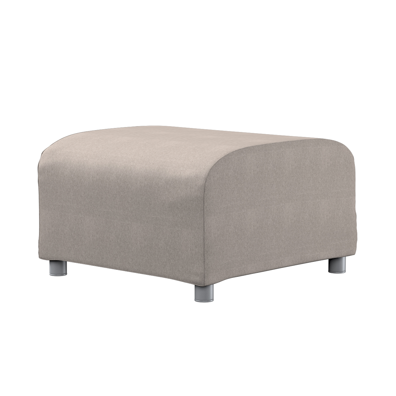 Bezug für Klippan Hocker, beige-grau, Husse, Klippan Hocker, Etna (705-09) günstig online kaufen