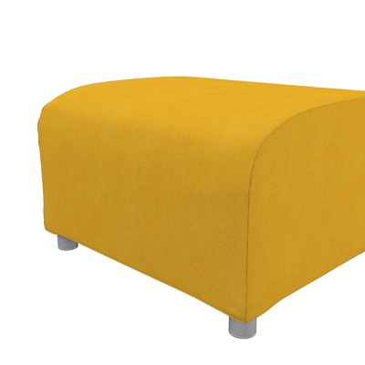 Pokrowiec na podnóżek Klippan 53 x 53 x 32 cm w kolekcji Etna, tkanina: 705-04