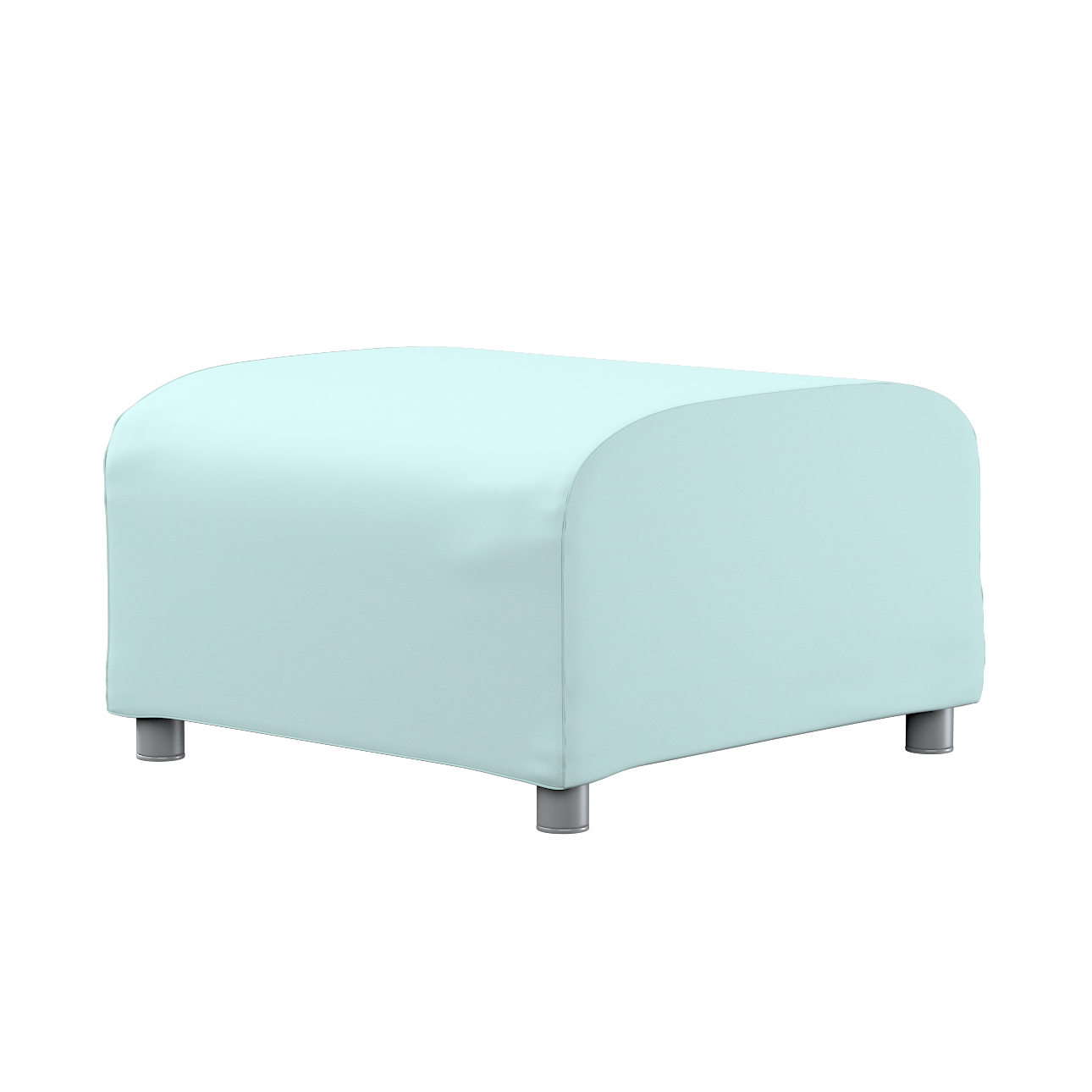 Bezug für Klippan Hocker, hellblau, Husse, Klippan Hocker, Cotton Panama (7 günstig online kaufen
