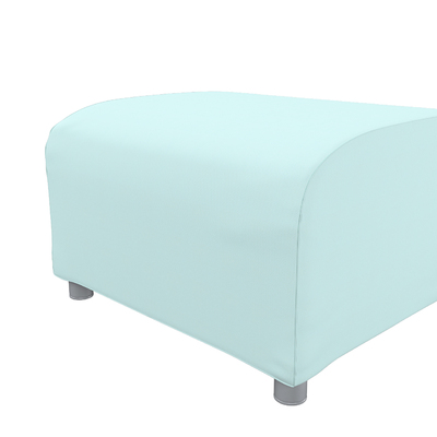 Klippan betræk fodskammel 53 X 53 X 32 CM fra kollektionen Cotton Panama, Stof: 702-10
